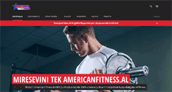 Desktop Screenshot of americanfitness.al
